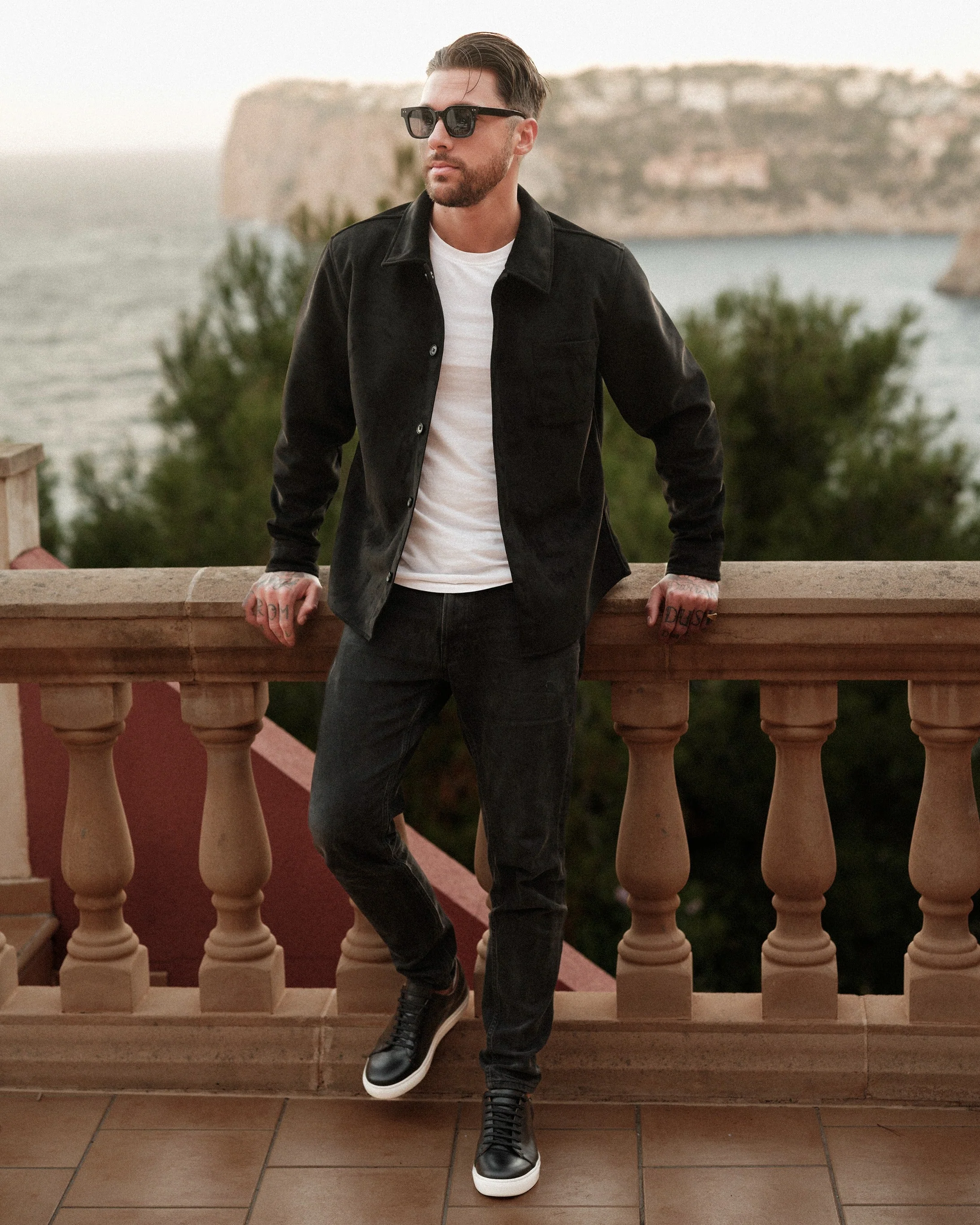 Alfred vegan suede black - Image 9
