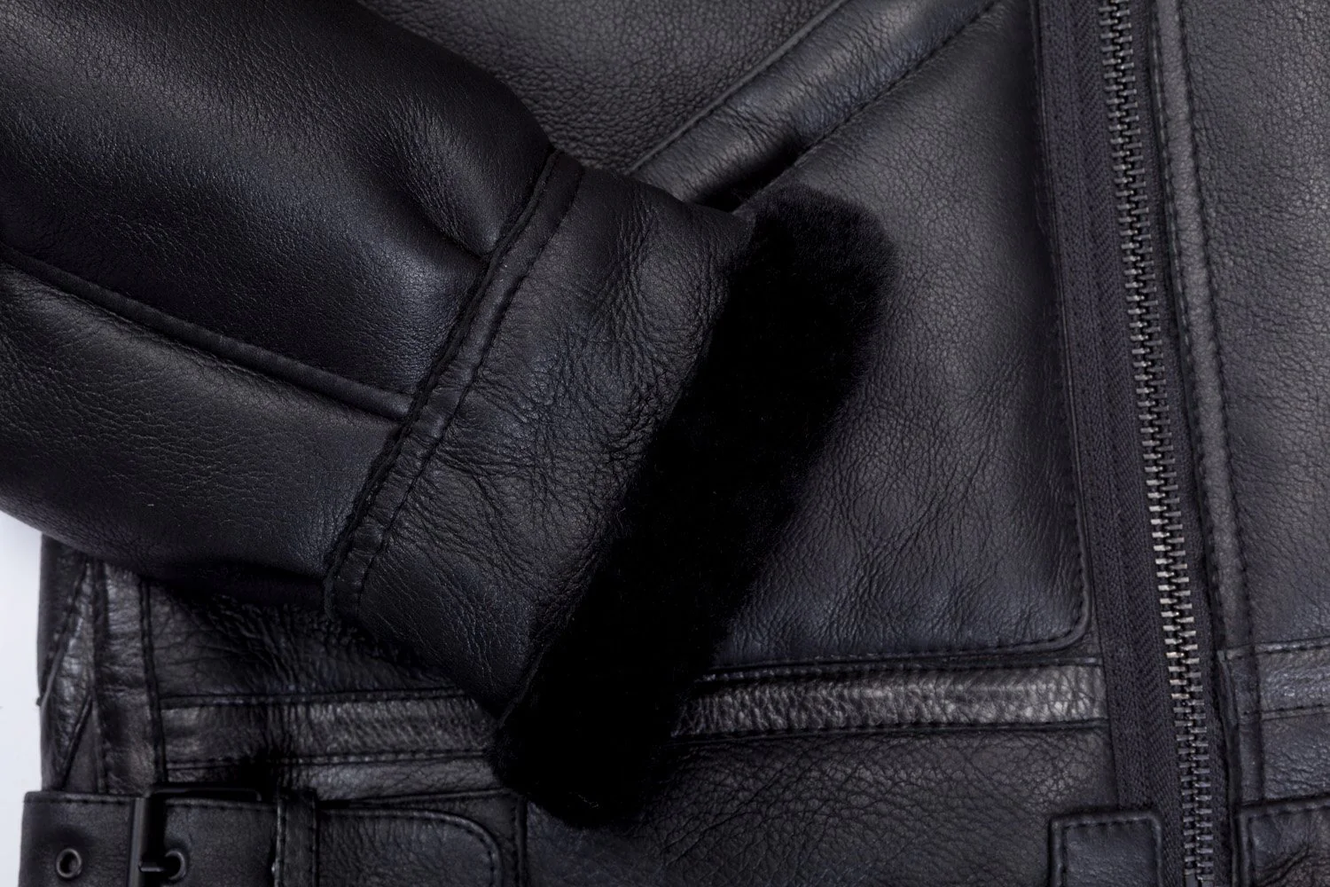 Burt Black Shearling - Image 12