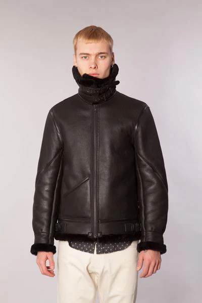 Burt Black Shearling - Image 13