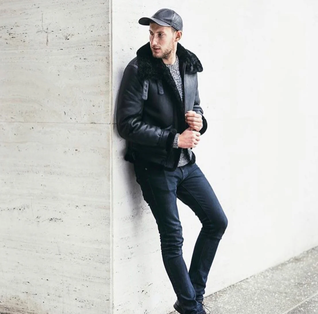 Burt Black Shearling - Image 14