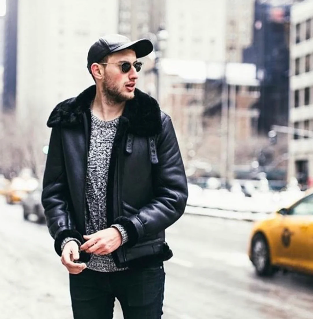 Burt Black Shearling - Image 16