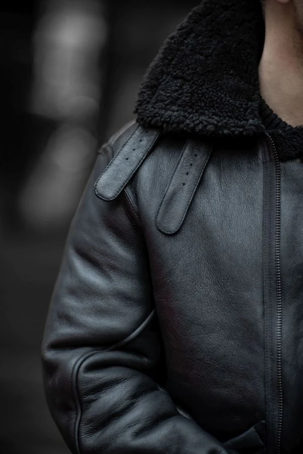 Burt Black Shearling - Image 18