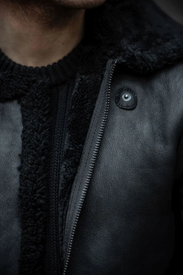 Burt Black Shearling - Image 19