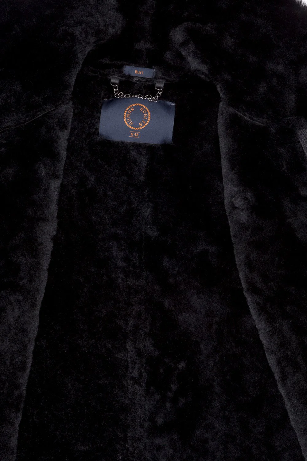 Burt Black Shearling - Image 7