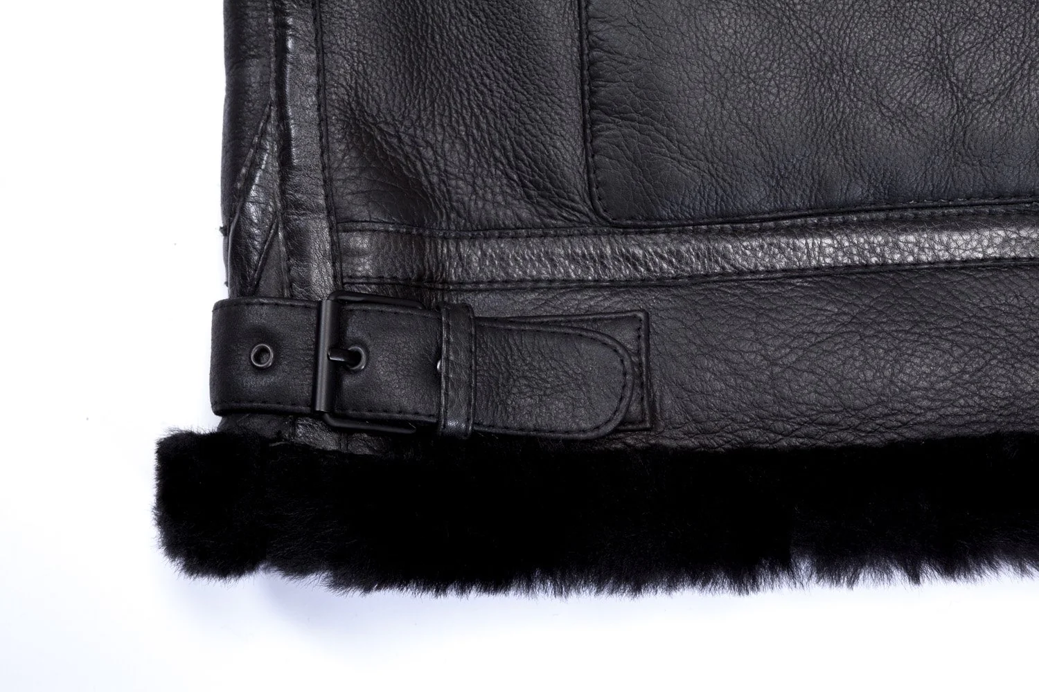 Burt Black Shearling - Image 9