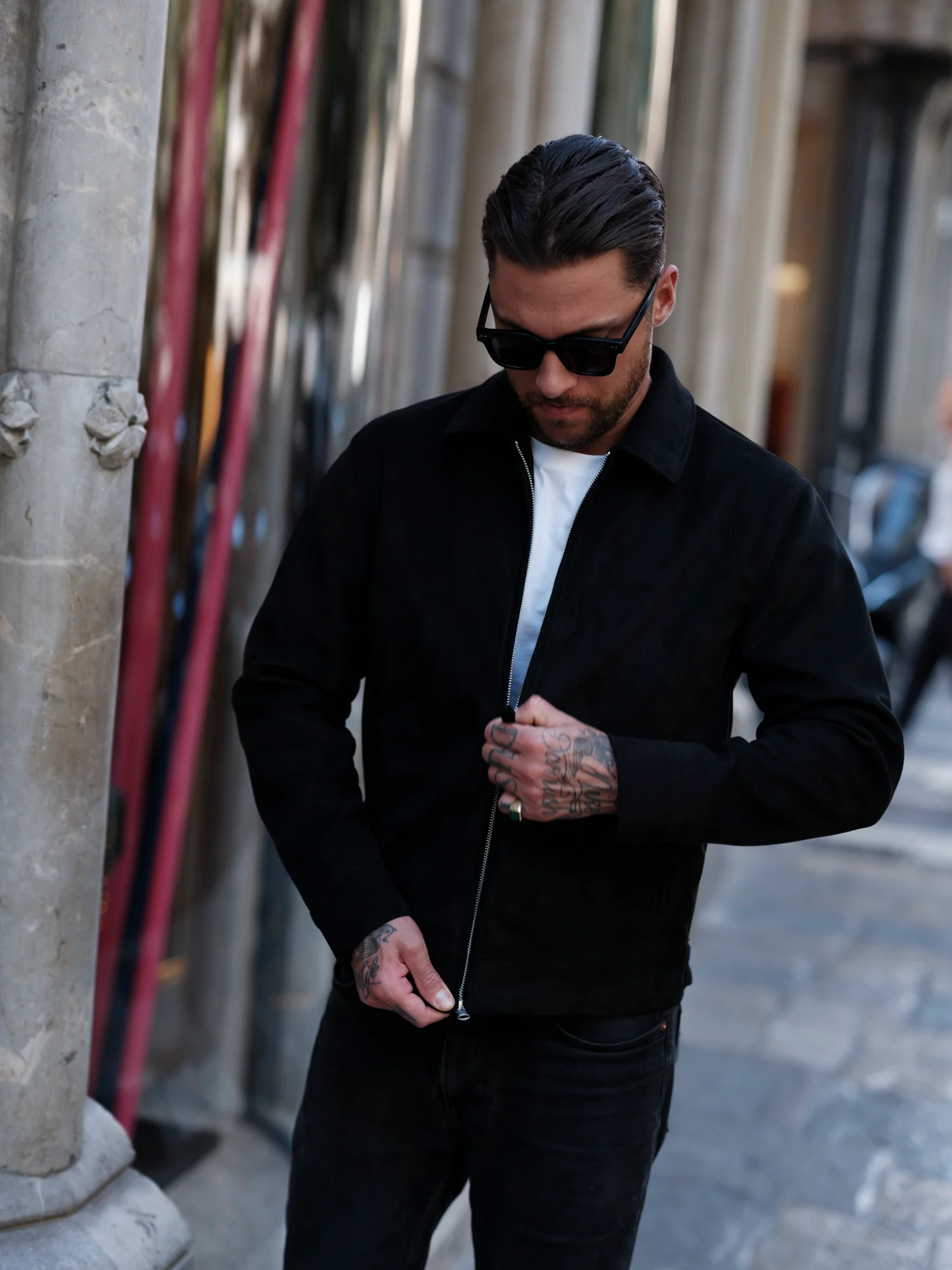 Elijah vegan suede black - Image 11