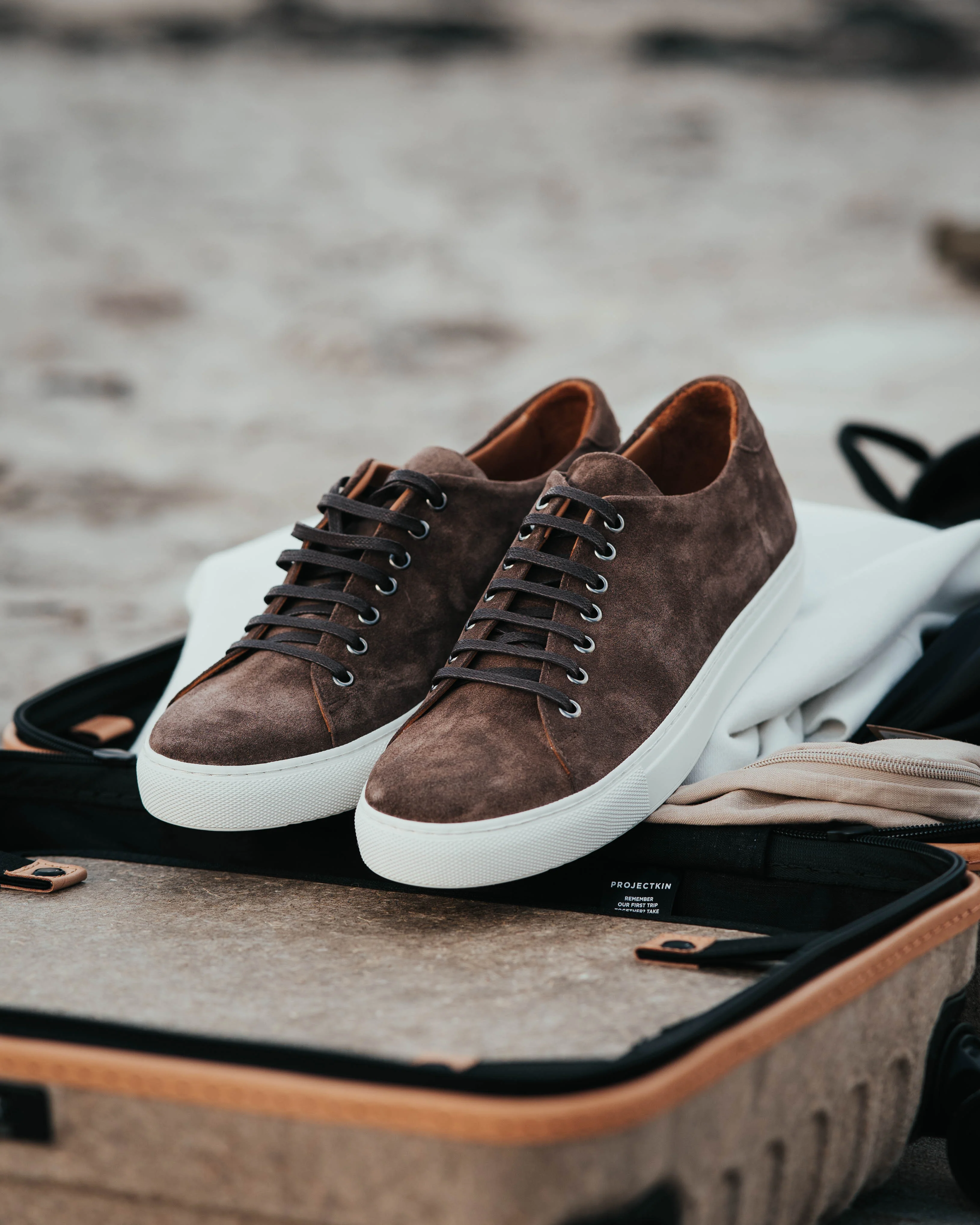 Herbert Suede - Iron Brown - Image 11