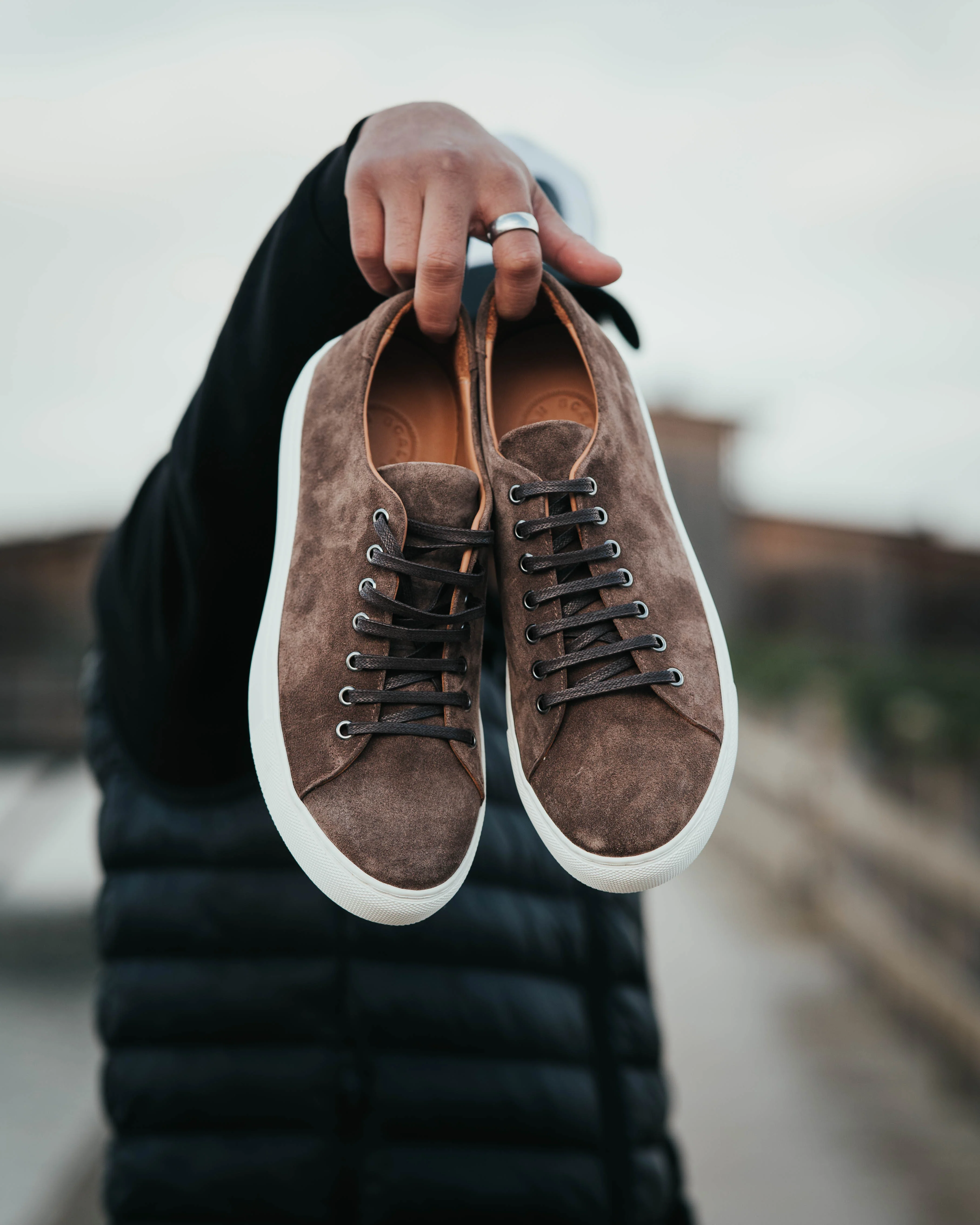Herbert Suede - Iron Brown - Image 12