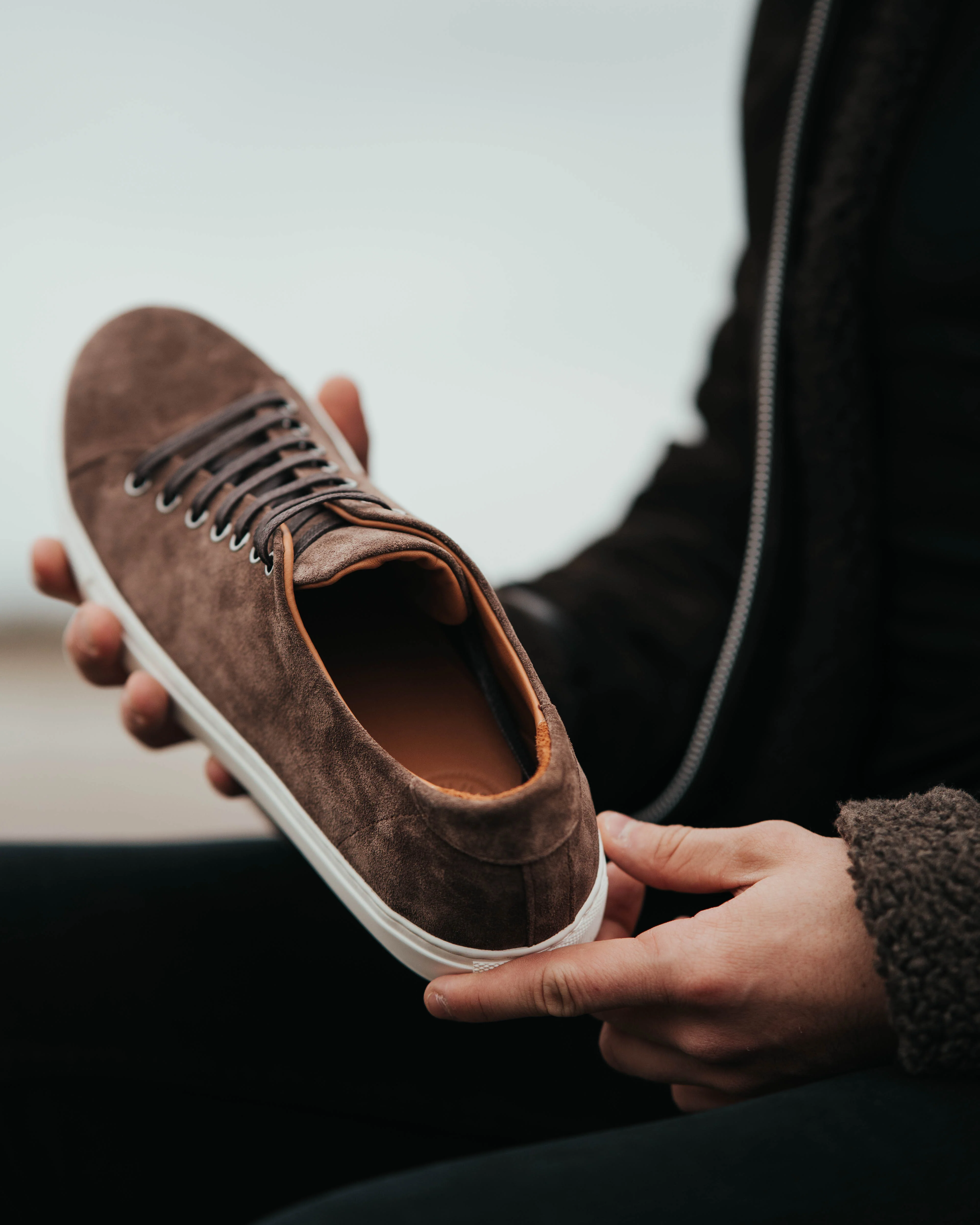 Herbert Suede - Iron Brown - Image 17