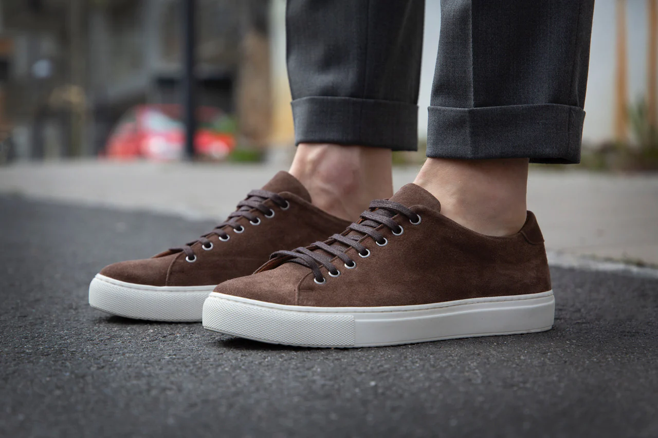 Herbert Suede - Iron Brown - Image 9