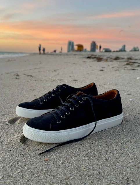 Herbert Suede - Navy - Image 6