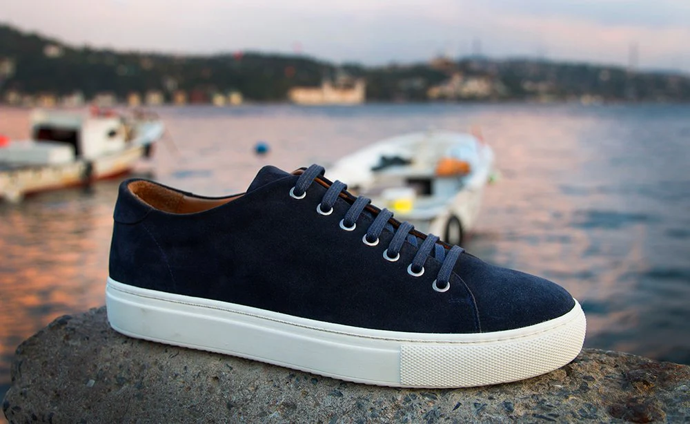 Herbert Suede - Navy - Image 9