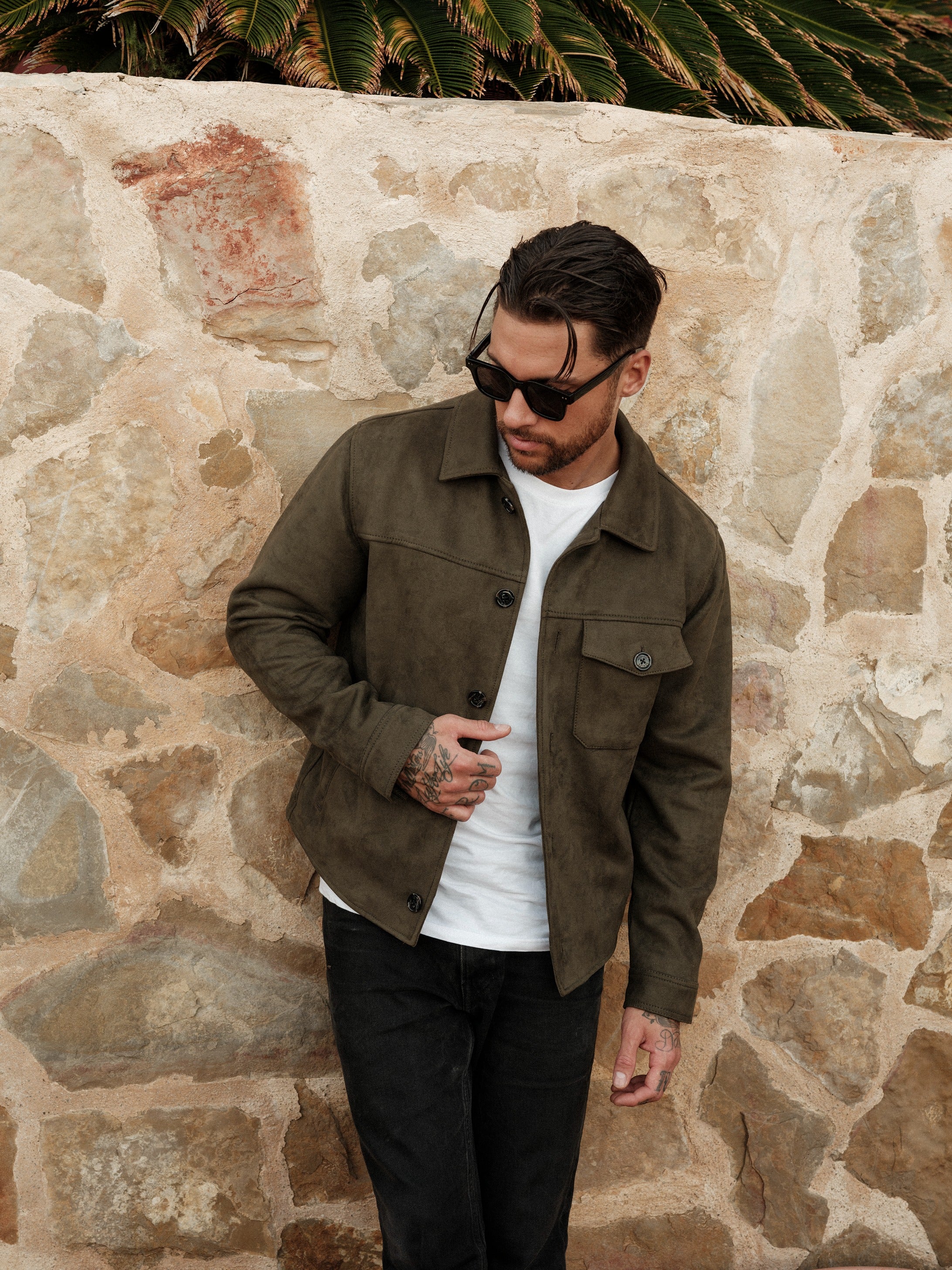 Mark vegan suede moss green - Image 10