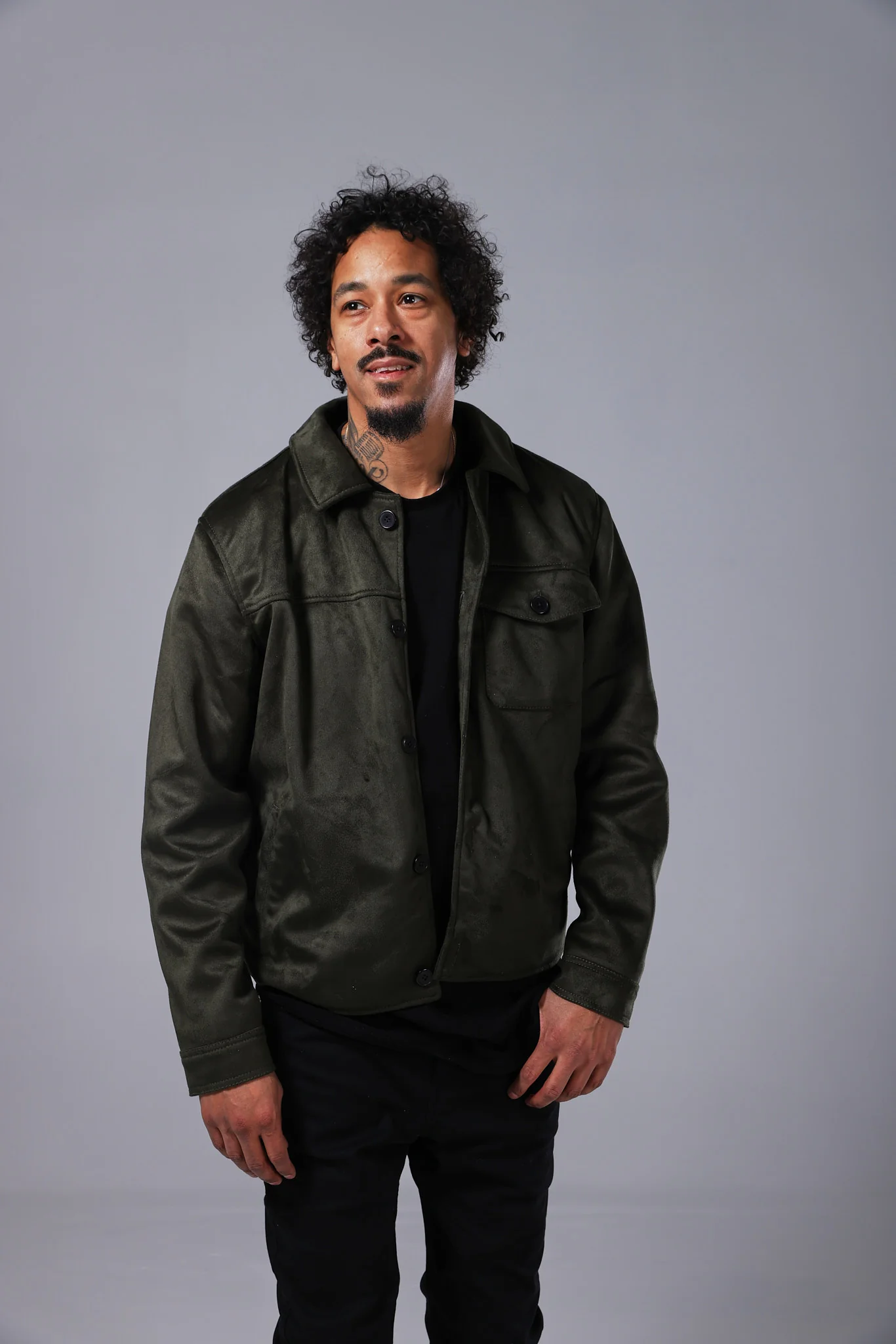Mark vegan suede moss green - Image 6