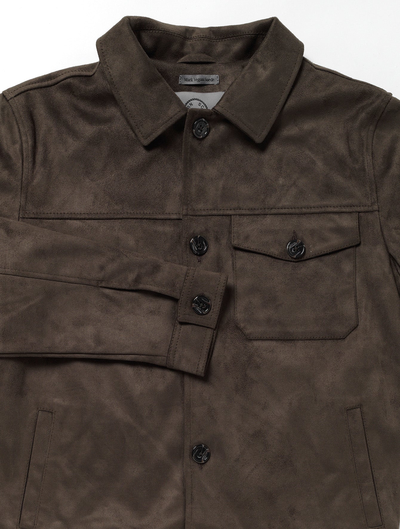 Mark vegan suede taupe - Image 2