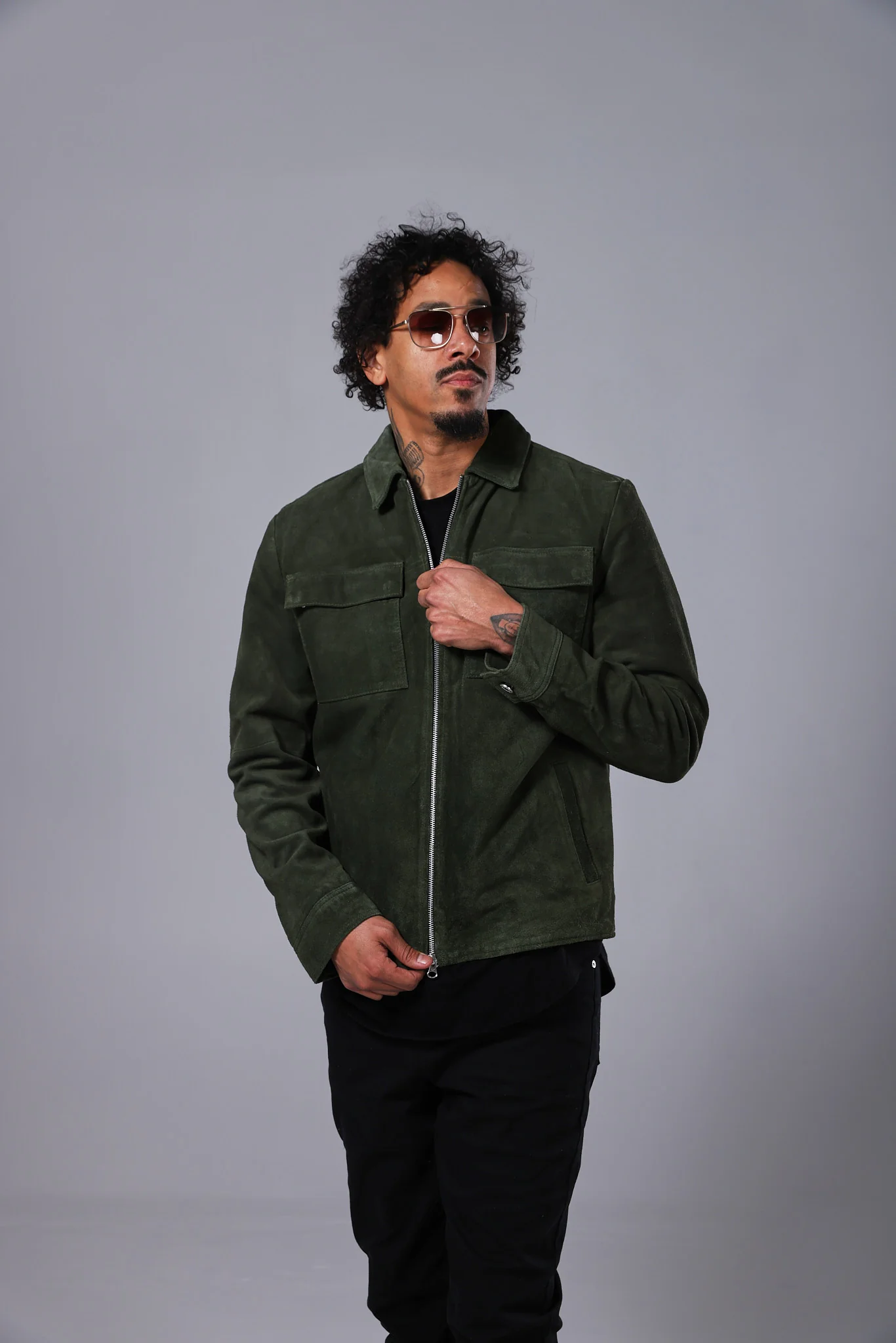 Rick Suede Moss Green - Image 3