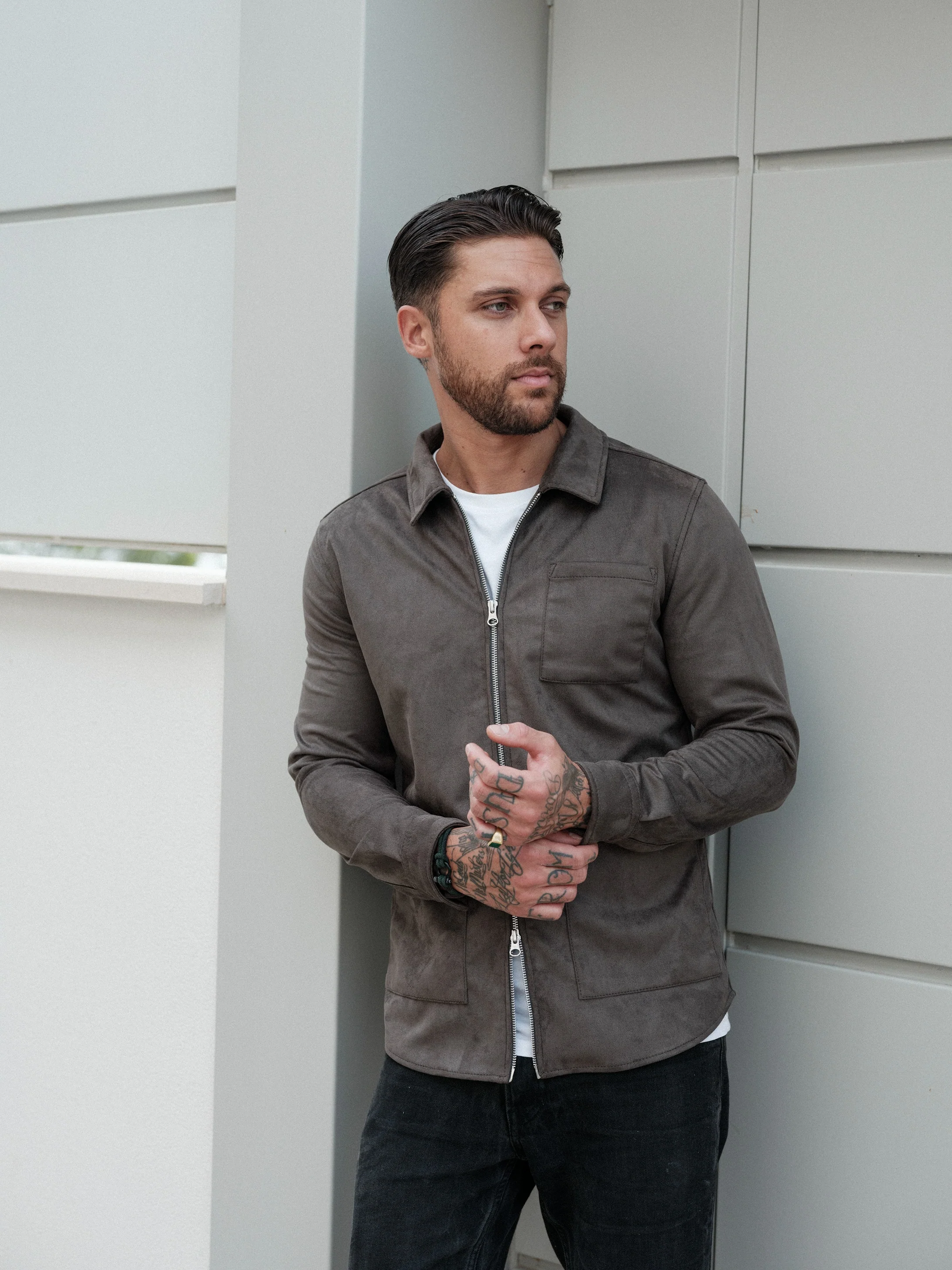 Rickard vegan suede grey - Image 6