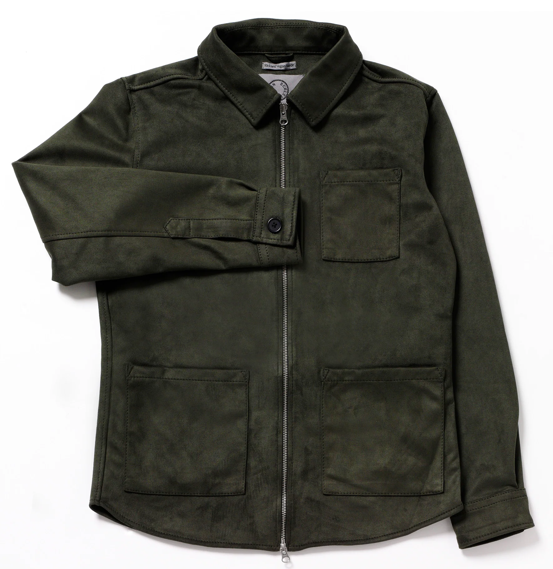 Rickard vegan suede moss green - Image 3