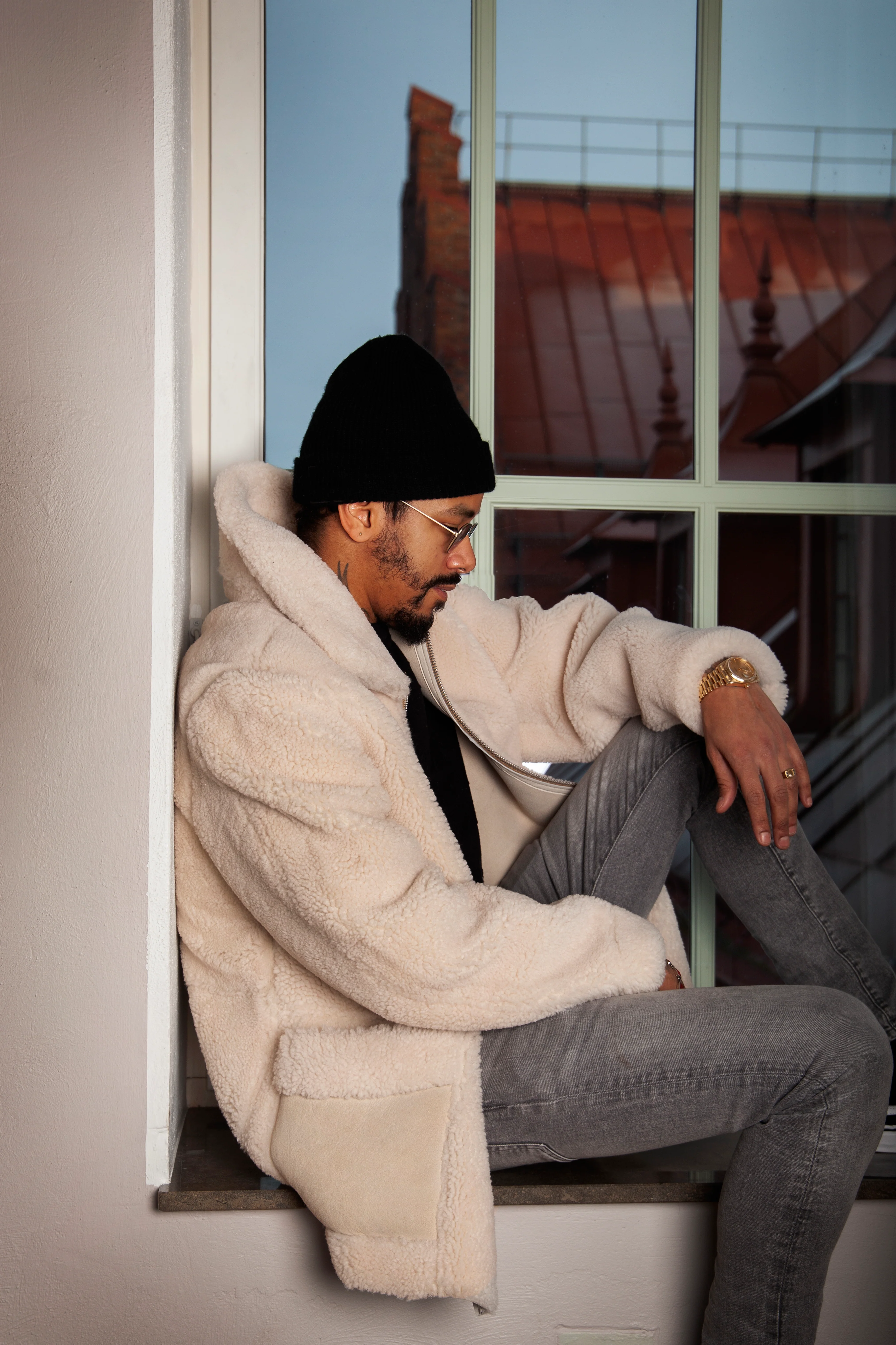 Fabio Shearling White - Image 3