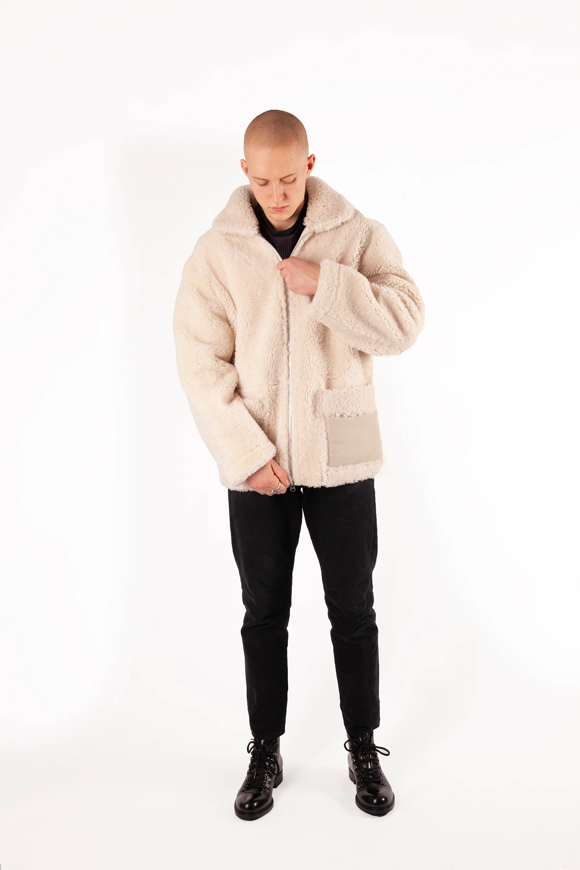 Fabio Shearling White - Image 6